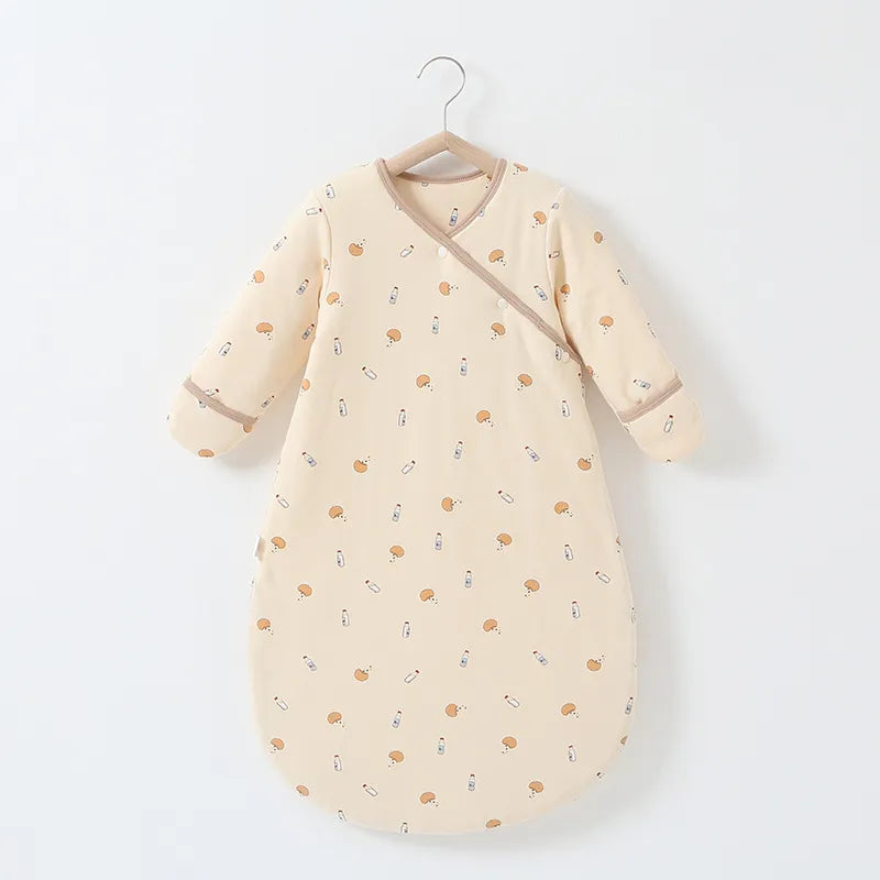 Pure Cotton Baby Sleeping Bag – Long Sleeve Comfort