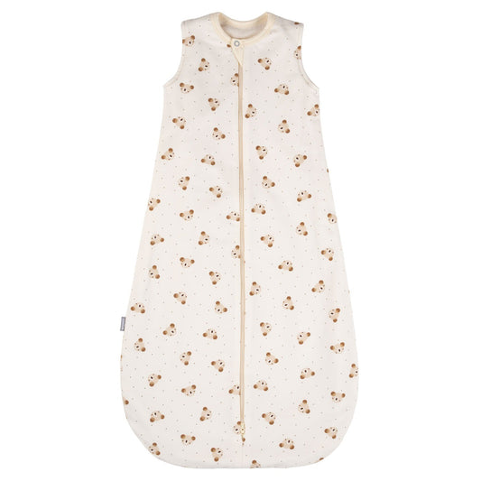 Baby Swaddle and Sleeping Bag 2.5 TOG – Beige / White, 6–24 Months