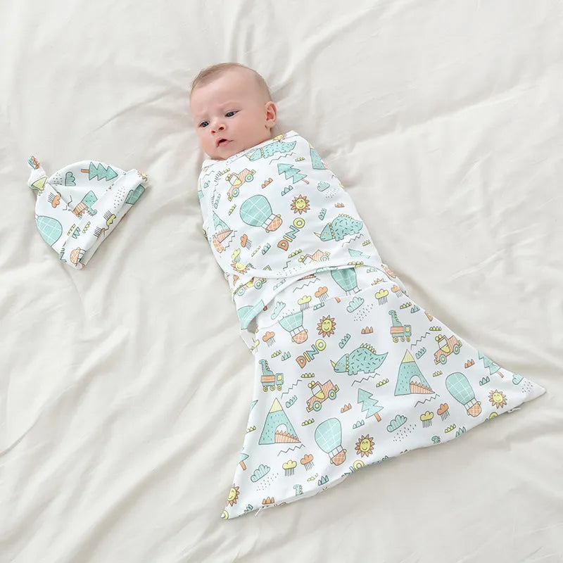Pure Cotton Lightweight Baby Sleeping Swaddler